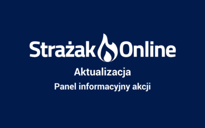 Panel informacyjny akcji