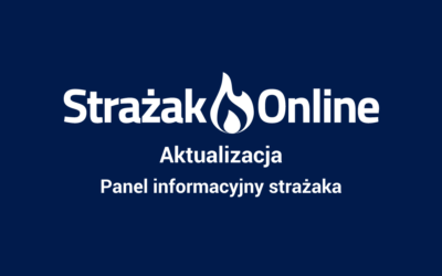 Panel informacyjny strażaka