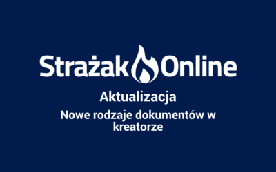 Nowe rodzaje dokumentów w kreatorze